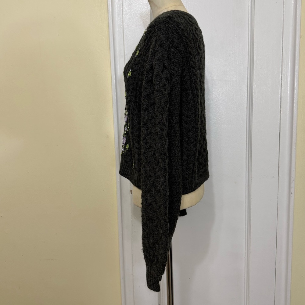 Cinq à Sept
Joelle Embellished Cable Cardigan - Picture 12 of 16